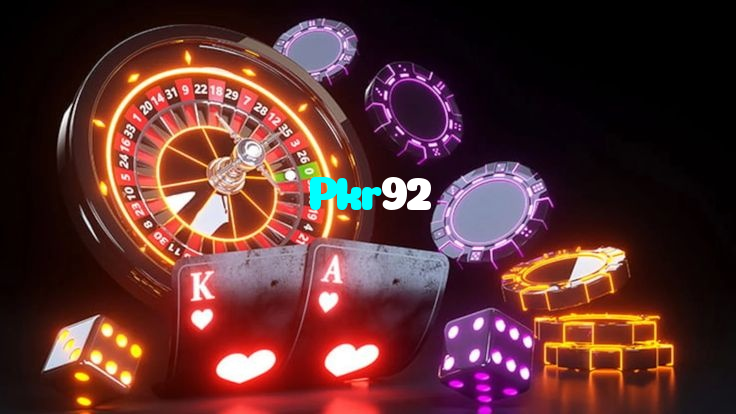 Pkr92 casino presented on mobile device in Pakistan with slots and live games